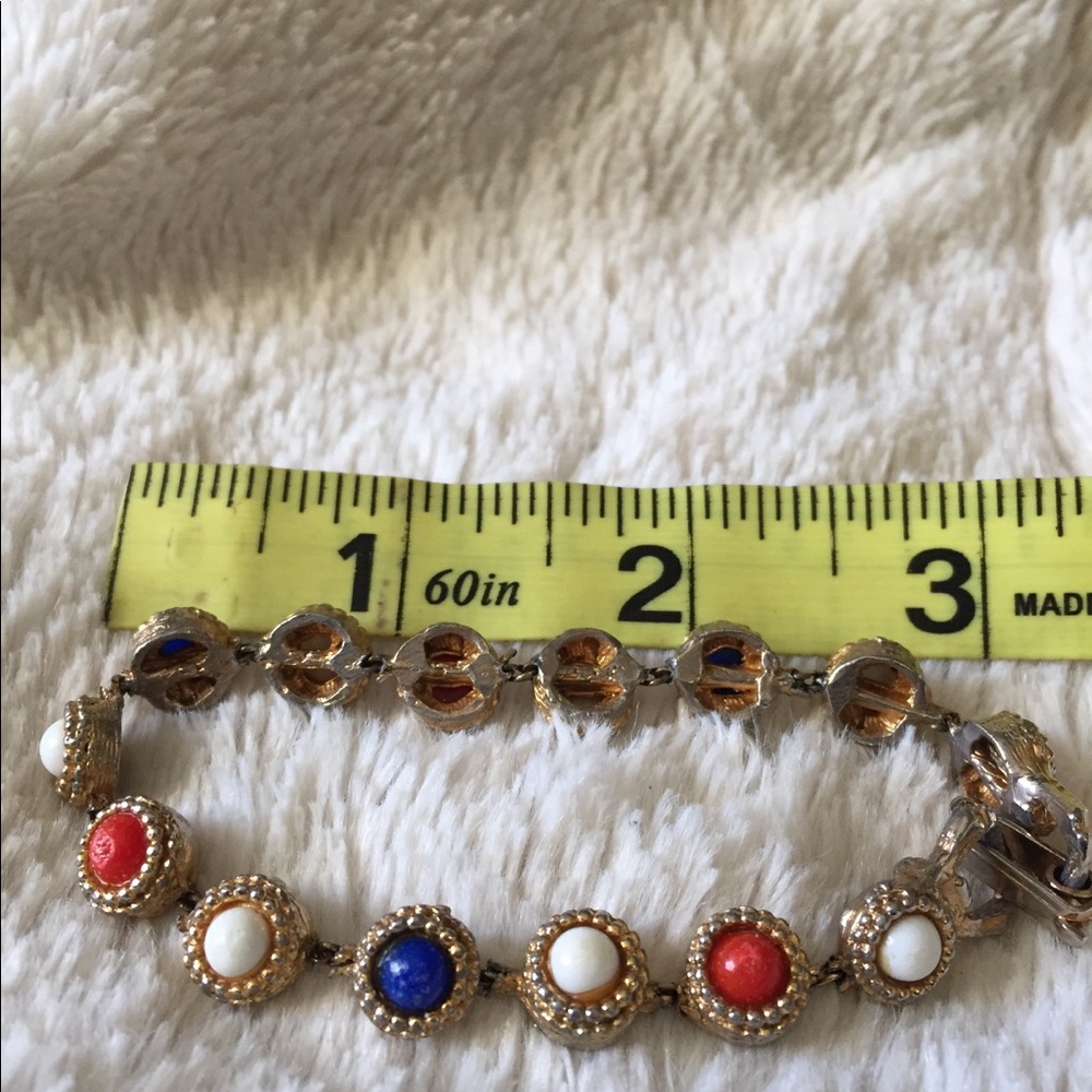 Bracelet- red, white and blue